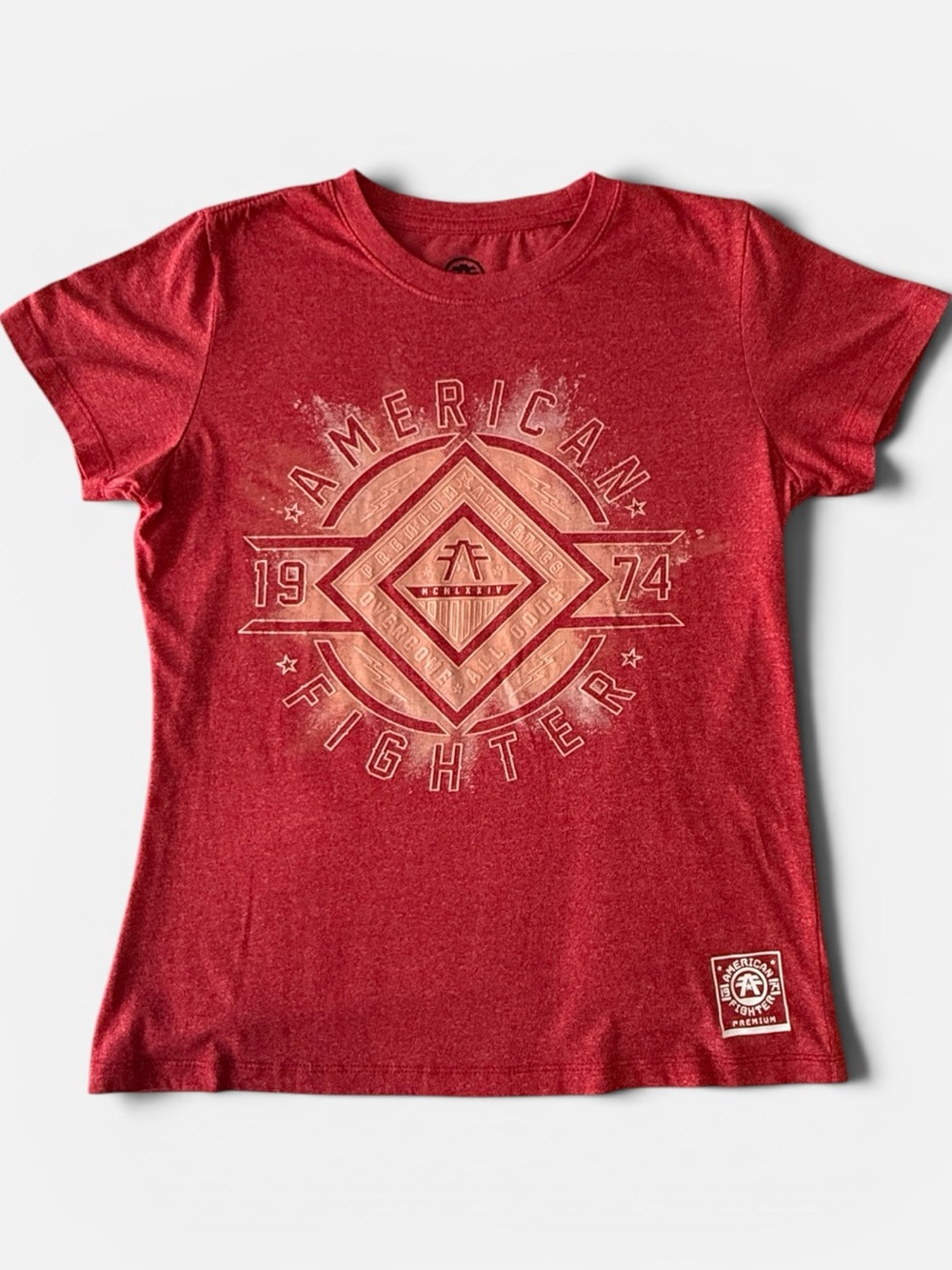 American Fighter Red Graphic Tee